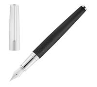 HUGO BOSS Stylo plume Illusion Arcade Black & Chrome