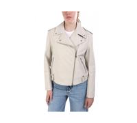 Hugo - Boss - Vestes > Vestes en cuir - Femme - Vestes - Beige - Taille: 40 FR