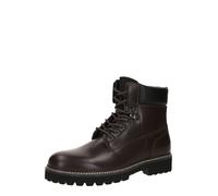 HUGO Bottines en cuir à bracelet matelassé et semelle crantée - Style Draven_halb_bo, 50552712 Marron foncé 41