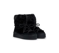HUGO Bottines à plateforme avec tige en fourrure synthétique - Style LyzzPlt_Boot_fur, 50578987 Noir 41