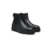 HUGO Bottines en cuir à logo embossé - Style Draven_cheb_bo, 50552708 Noir 45