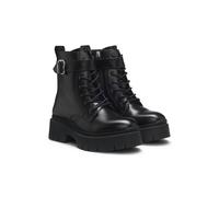 HUGO Bottines en similicuir avec bride à boucle - Style Kris_LUBoot_BROM, 50552730 Noir 39