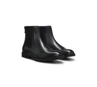 HUGO Bottines Chelsea pratiques en cuir lisse - Style Ginsby_cheb_pllt, 50573076 Noir 39.5