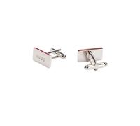 Hugo - Boutons de Manchette Logo en Laiton Poli avec Détails en Émail - Homme - Accessoires - Rose - Taille: ONE Size