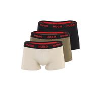 HUGO Boxers beige clair / rouge / noir, Taille M