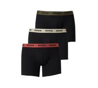 HUGO Boxers beige / vert / rouge / noir, Taille XL