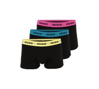 HUGO Lot de trois boxers courts avec taille à logo en jacquard - Style TRUNK TRIPLET PACK, 50532611 Noir XXL