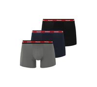 HUGO Boxers bleu marine / gris foncé / rouge / noir, Taille M