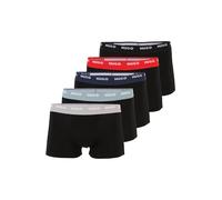 HUGO Boxers bleu marine / taupe / vert pastel / rouge / noir, Taille S