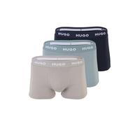 HUGO Boxers bleu nuit / bleu ciel / greige / blanc, Taille XL