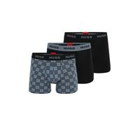 HUGO Boxers bleu pastel / anthracite / gris fumé / noir, Taille M