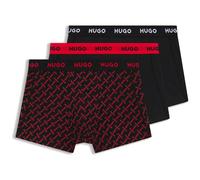 Hugo Boxers Design 10267989 Trunk Red 3 Unités