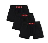 HUGO Lot de 3 boxers longs pour enfant - Style G01348/09B10A, G01348 Noir 150