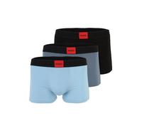 HUGO Boxers 'GALAXY' bleu-gris / gris basalte / rouge / noir, Taille XL