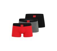 HUGO Boxers 'GALAXY' gris chiné / rouge / noir, Taille M