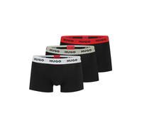 HUGO Boxers gris clair / vert clair / rouge / noir, Taille XXL