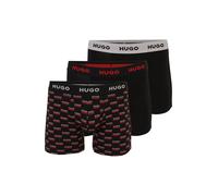 HUGO Lot de trois boxers longs en coton stretch - Style BOXERBR TRPLT DESIGN, 50532559 Noir XL