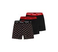 HUGO Boxers rouge / noir / blanc, Taille M