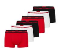 HUGO Boxers rouge / noir / blanc, Taille M