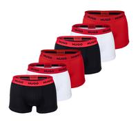 HUGO Boxers rouge / noir / blanc, Taille XL
