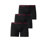 HUGO Lot de trois boxers longs à logo en coton stretch - Style BOXERBR TRIPLET PACK, 50532613 Noir XXL