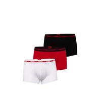 HUGO Boxers rouge sang / noir / blanc, Taille L