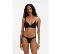 HUGO Brassière matelassée sans armatures avec bande logo - Style HUGO ID BRALETTE PAD, 50557078 Noir XS