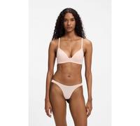 HUGO Brassière matelassée sans armatures avec bande logo - Style HUGO ID BRALETTE PAD, 50557078 Rose clair XXXL