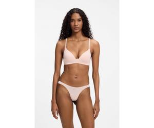 HUGO Brassière matelassée sans armatures avec bande logo - Style HUGO ID BRALETTE PAD, 50557078 Rose clair XL