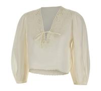 Hugo - Briketta Blouse - Femme - Blouses et Chemises - Blanc - Taille: 46 FR