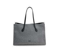 HUGO Cabas avec logo en émail noir - Style Cymbeline W_Tote, 50573265 Gris pcs.