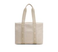 HUGO Cabas en peau retournée synthétique avec anses logotées - Style Becky SH_Tote SM, 50552302 Naturel pcs.