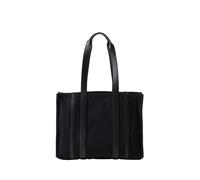 HUGO Cabas en toile structuré avec finitions en similicuir - Style Thenah_Tote, 50568165 Noir pcs.