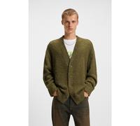 HUGO Cardigan Oversize en maille bouclette - Style Sonou, 50548855 Olive L