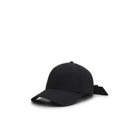 HUGO Casquette en twill avec logo brodé et fermeture à nœud - Style Ally-Bow-Stacked, 50544452 Noir pcs.