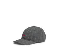 HUGO Casquette en twill avec logo écusson brodé - Style Mett-Hunting-Crest, 50544430 Gris à motif pcs.