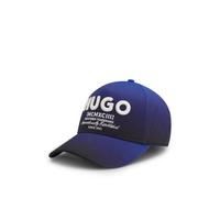 HUGO Casquette en twill de coton à logo brodé en relief - Style Merk-Degradè, 50560345 Bleu pcs.