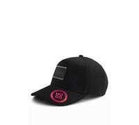 HUGO Casquette en twill de coton avec patch logo - Style Jude-SL, 50560442 Noir pcs.