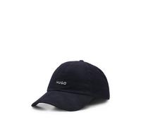 HUGO Casquette en velours de coton côtelé à logo brodé - Style Jake-CO, 50533412 Bleu foncé pcs.