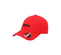 HUGO Casquette 'Jude' rouge / noir, Taille 55-60