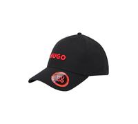 HUGO Casquette 'Jude' rouge / noir, Taille 55-60