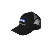 HUGO Casquette 'Merk_JJK' bleu / jaune / noir / blanc, Taille 55-60