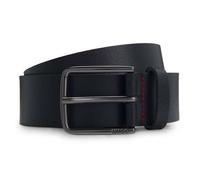 HUGO Ceinture brun foncé en cuir pour homme - Gerik Lam Belt Dark Brown 319269 85 cm