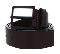 HUGO Ceinture brun foncé pour homme - Gionios Sz40 Leather Belt Dark Brown 291671 95 cm