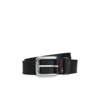 HUGO Ceinture de costume en cuir avec boucle à logo gravé - Style GO-Belt_Sz30, 50572842 Noir 95