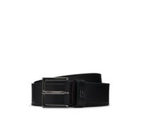 HUGO Ceinture en cuir à logo revisité - Style Giove-HU-GO-StG_Sz35, 50537026 Noir 95