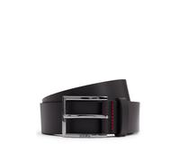 HUGO Ceinture en cuir avec boucle à logo gravé - Style Geek_Sz35, 50496596 Marron foncé 85