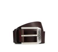 HUGO Ceinture en cuir avec boucle logotée - Style Gelio-C_Sz40, 50480441 Marron foncé 115