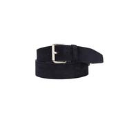 Hugo - Ceinture en cuir bleu avec logo - Homme - Accessoires - Bleu - Taille: 100 CM