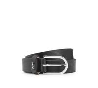 HUGO Ceinture en cuir grainé italien avec passant logoté - Style Zoey-C_Sz25, 50516558 Noir 100